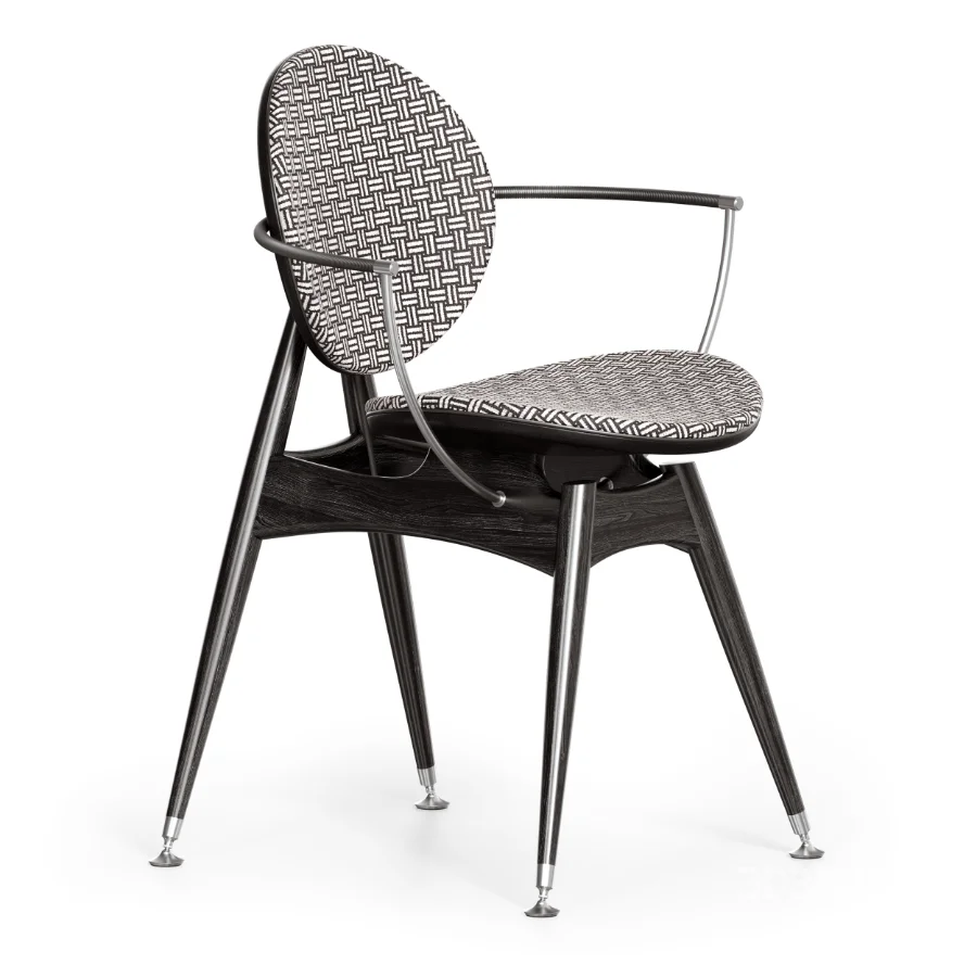 CIRCLE DINING CHAIR WITH ARMRESTS Image 6