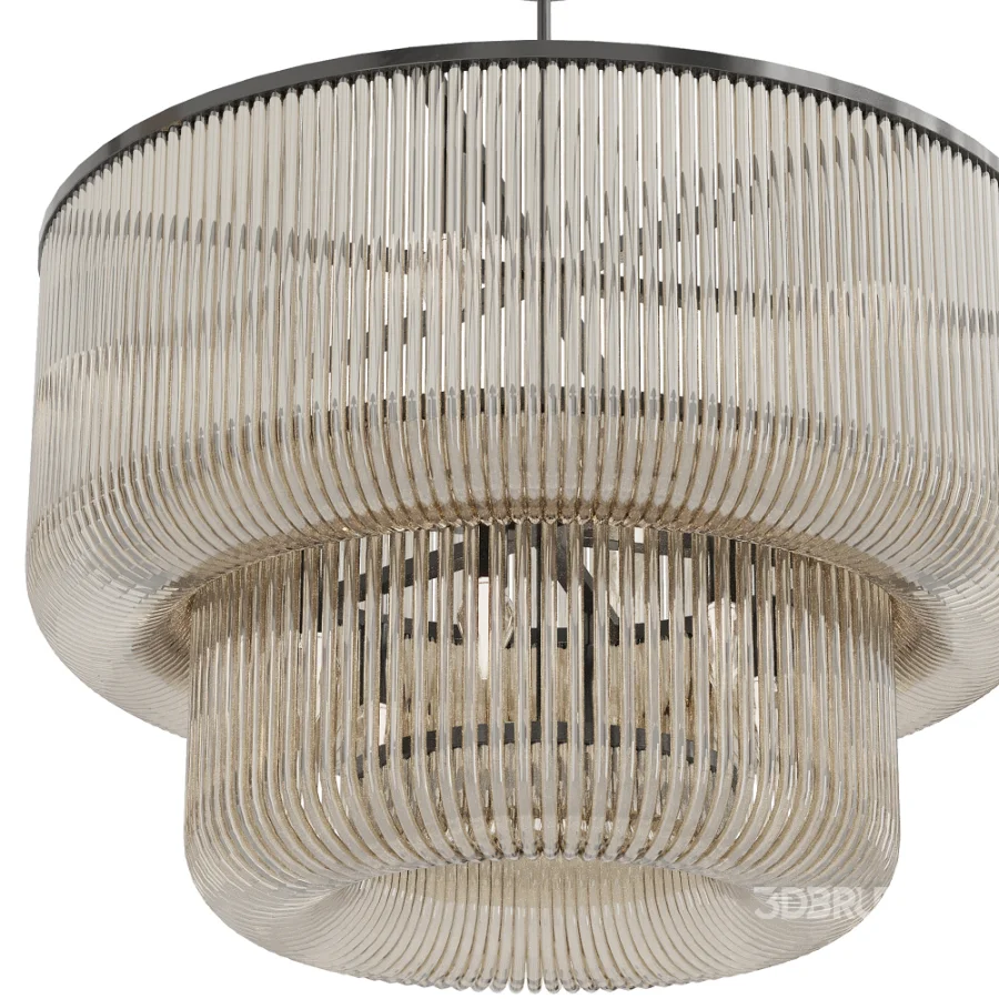 Bovola Glass Rod Chandelier Image 3