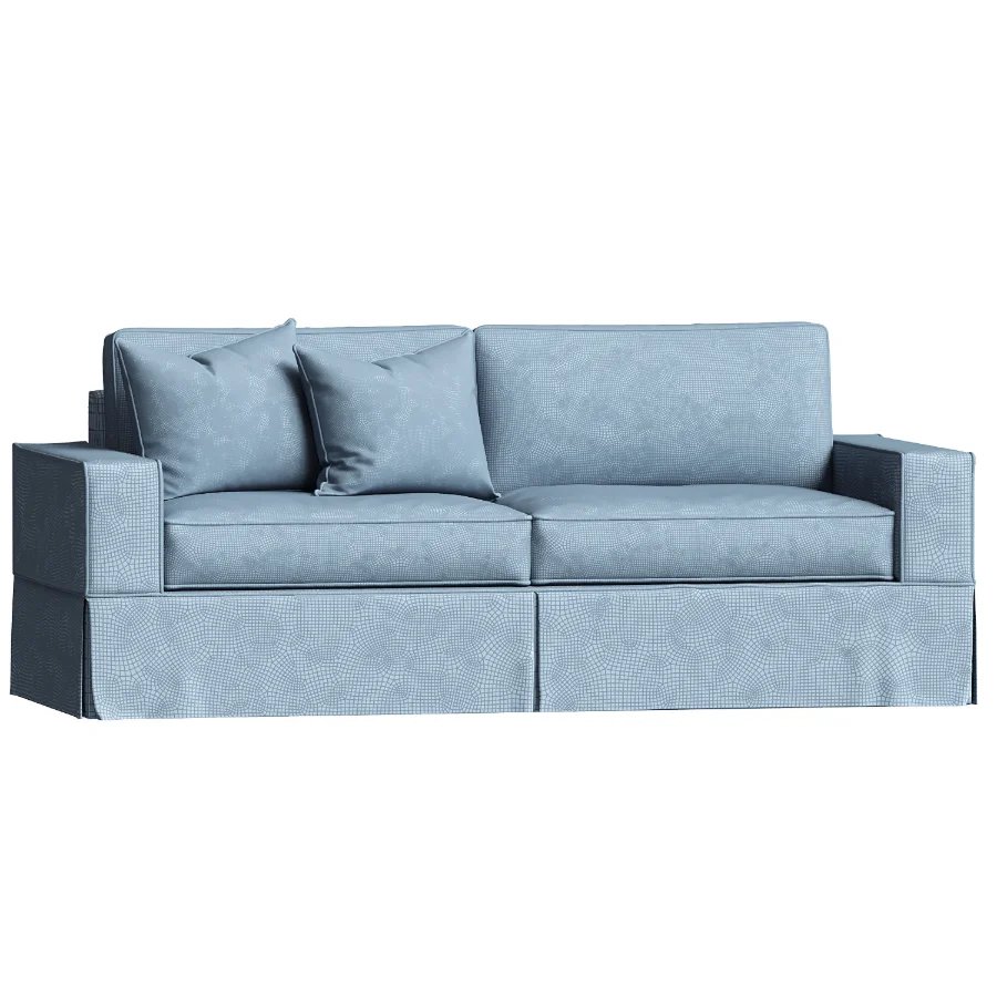 Slipcovered Sofa By Darby Home Co Image 2