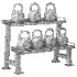 Mirafit_Urethane_Competition_Kettlebells_With_Rack - Thumbnail 7
