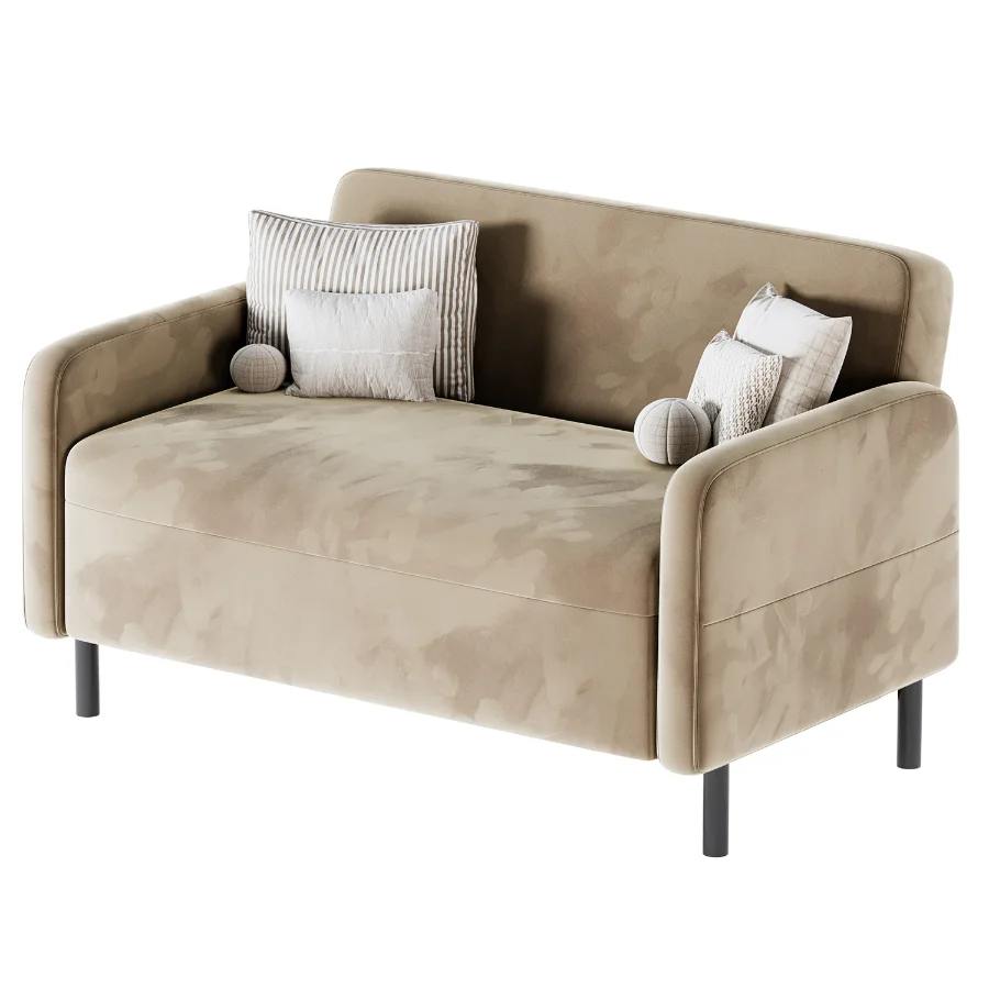 Straight sofa Fils Mini 120 Velvet Terra Image 1