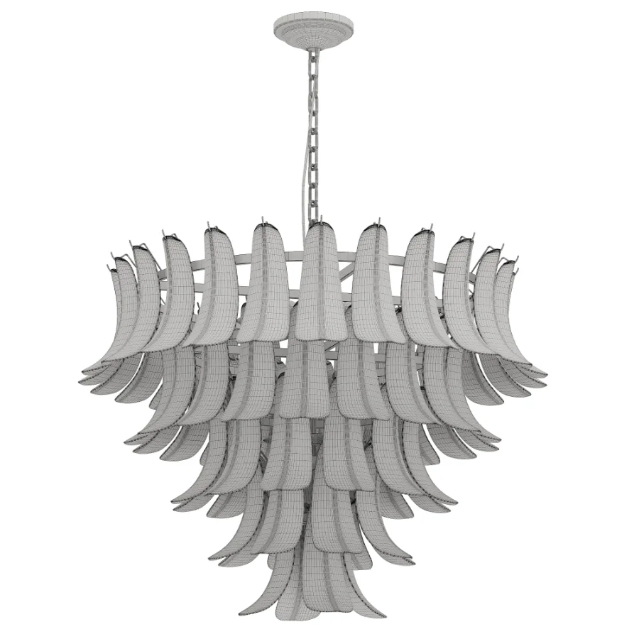 Artisanal Amber Glass Pendant Light Image 5