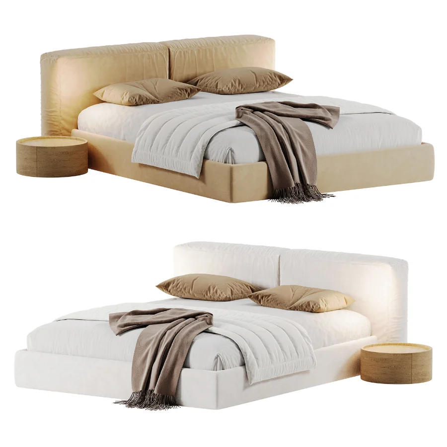 Modern Upholstered Bed Frame Image 5