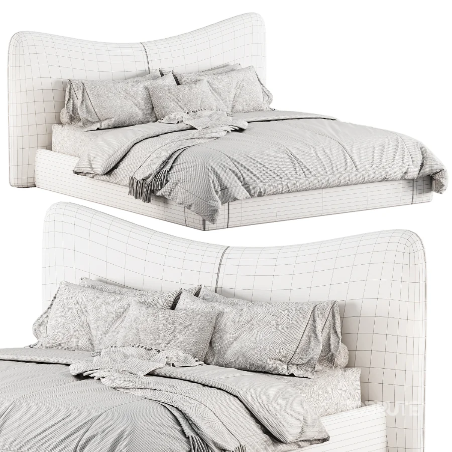 Modern Double Bed 07 Image 4