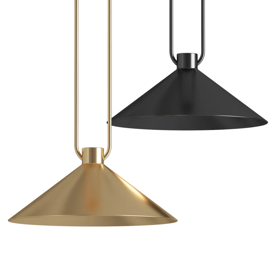 Vaxeuran Industrial Metal Cone Pendant Light Image 1
