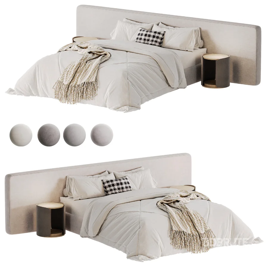 Modern Double Bed 03 Image 5