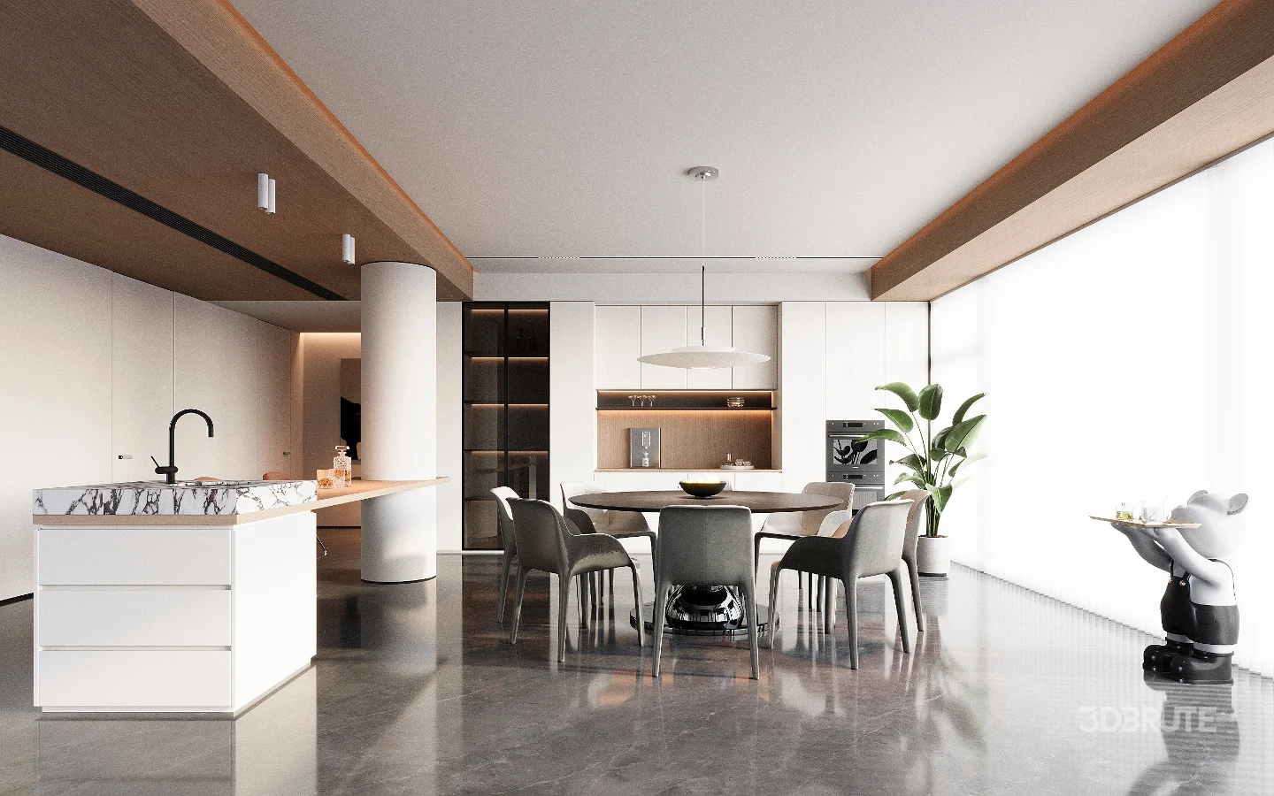 modern dining room Image 1