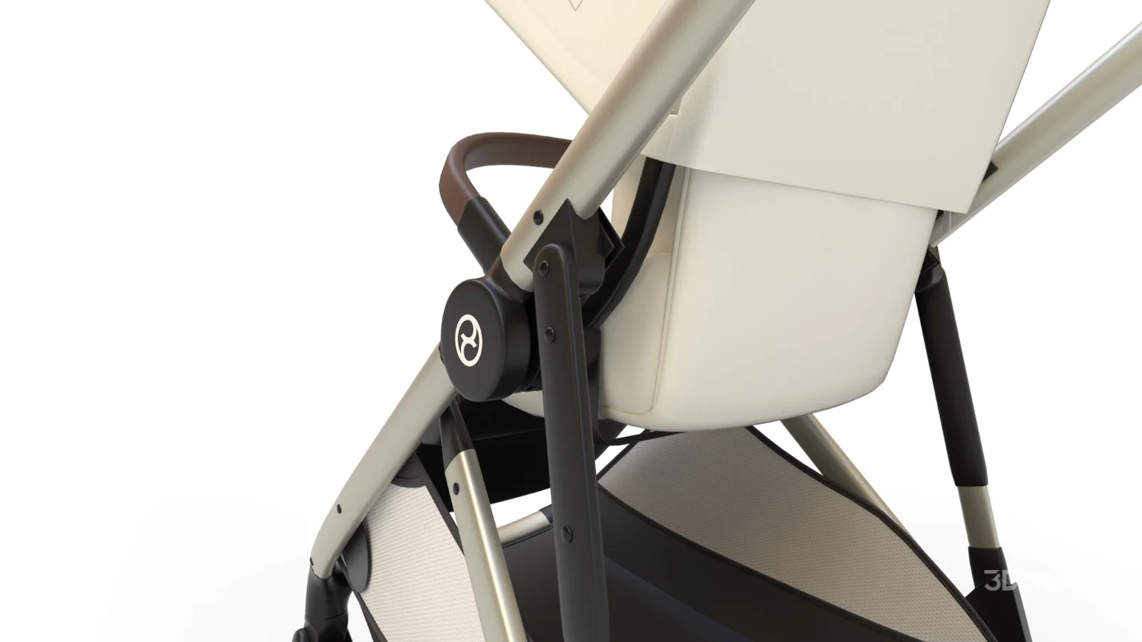 CYBEX Gazelle S Stroller Modular Double Stroller for Infant and Toddler Includes Detachable Shopping Basket Image 8