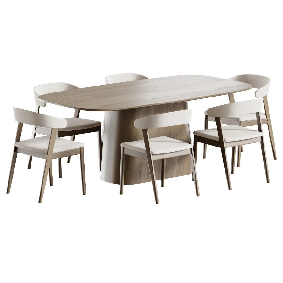 Wooden kitchen chair and Kitchen table Image 5