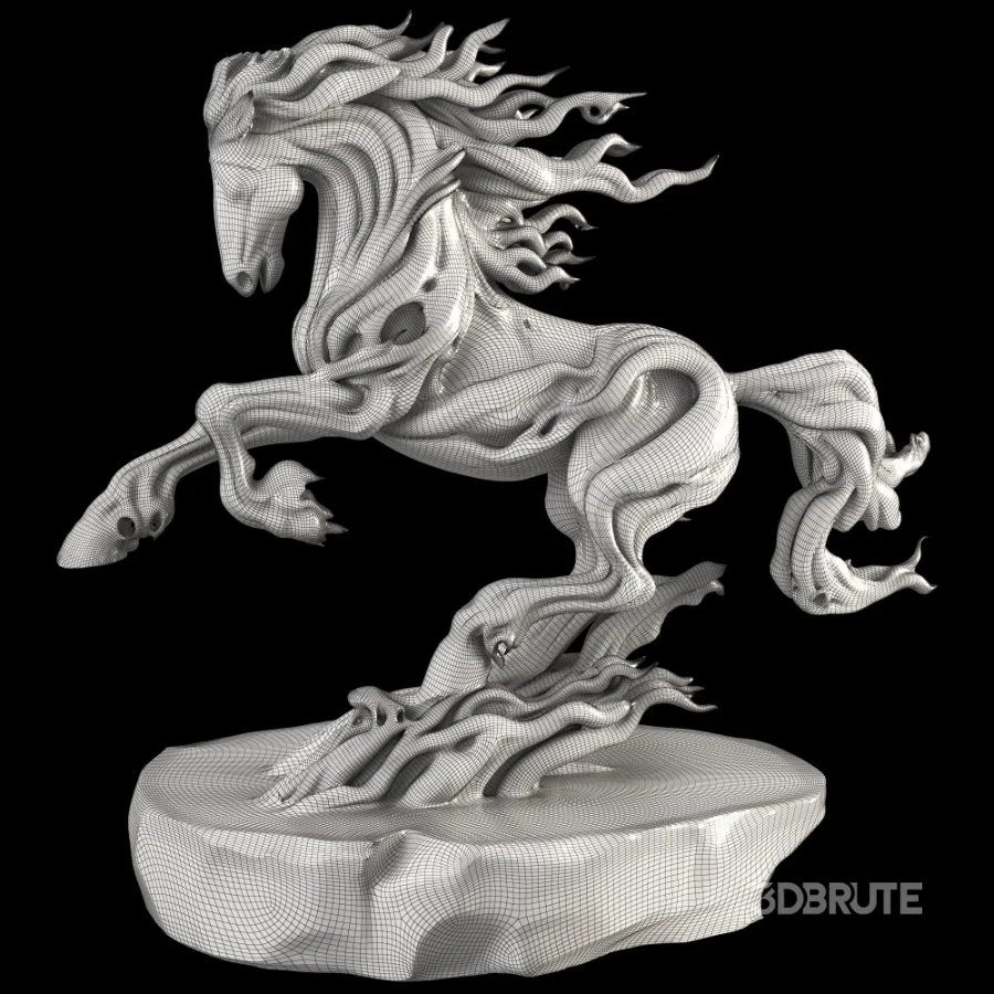 Decorative Horse Statue for Interior Image 7