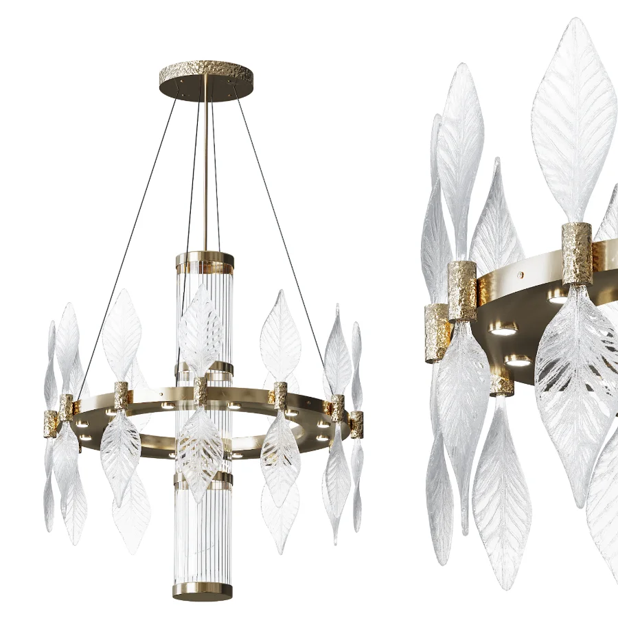 Shiny large 24-light chandelier Image 1