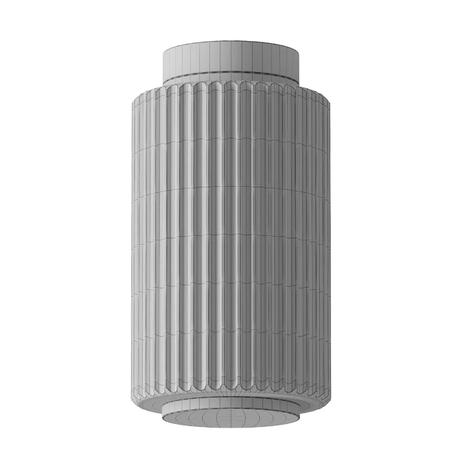 Column Ivory Ceiling Lamp Image 4