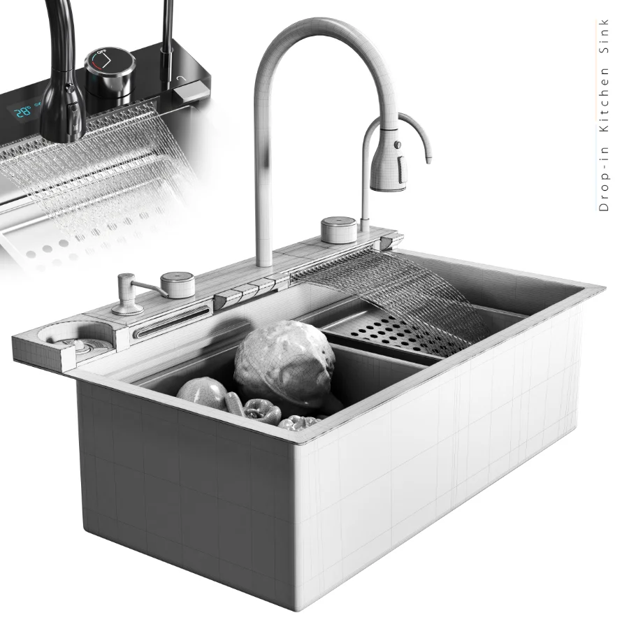 Drop-in Kitchen Sink Image 6
