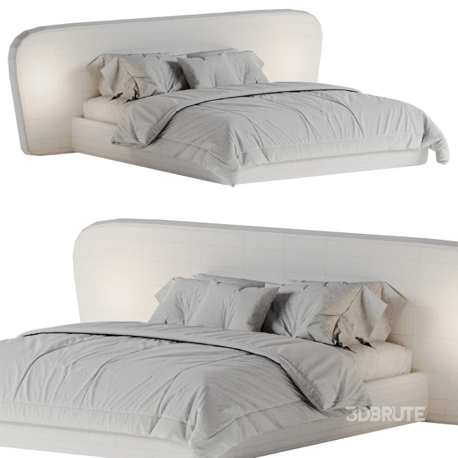 Soft bed Molina by Oneandhome Image 4
