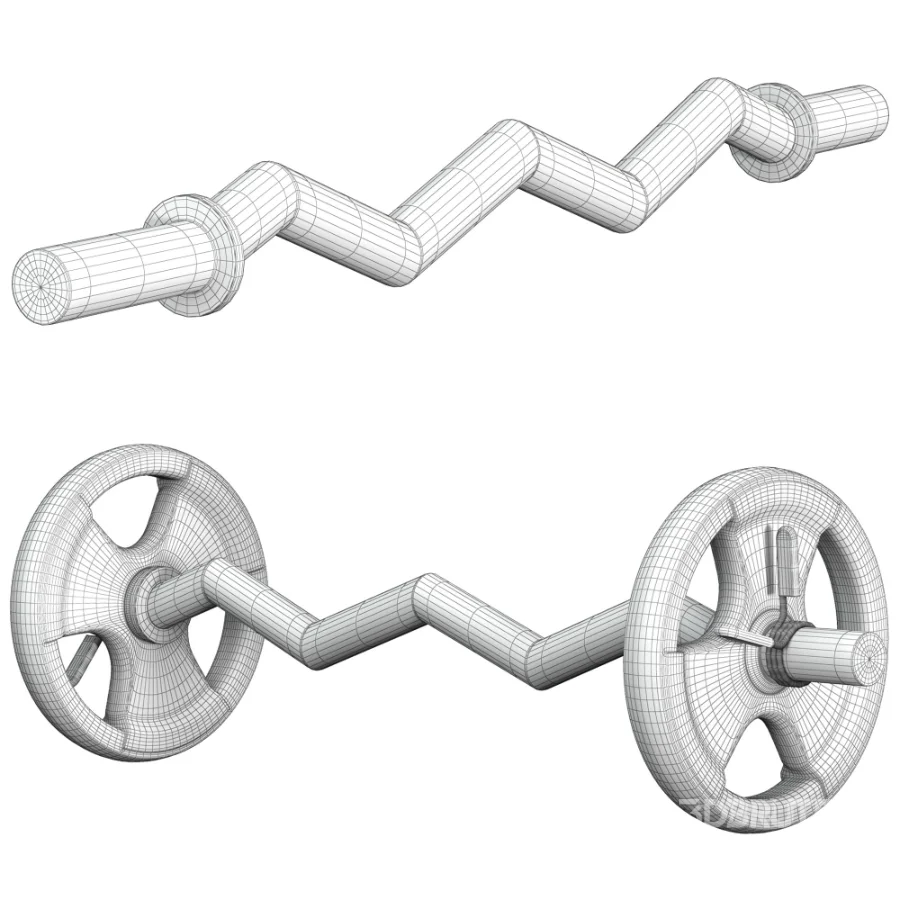 HENCHGRIPZ_THICK_EZ_CURL_BAR Image 3