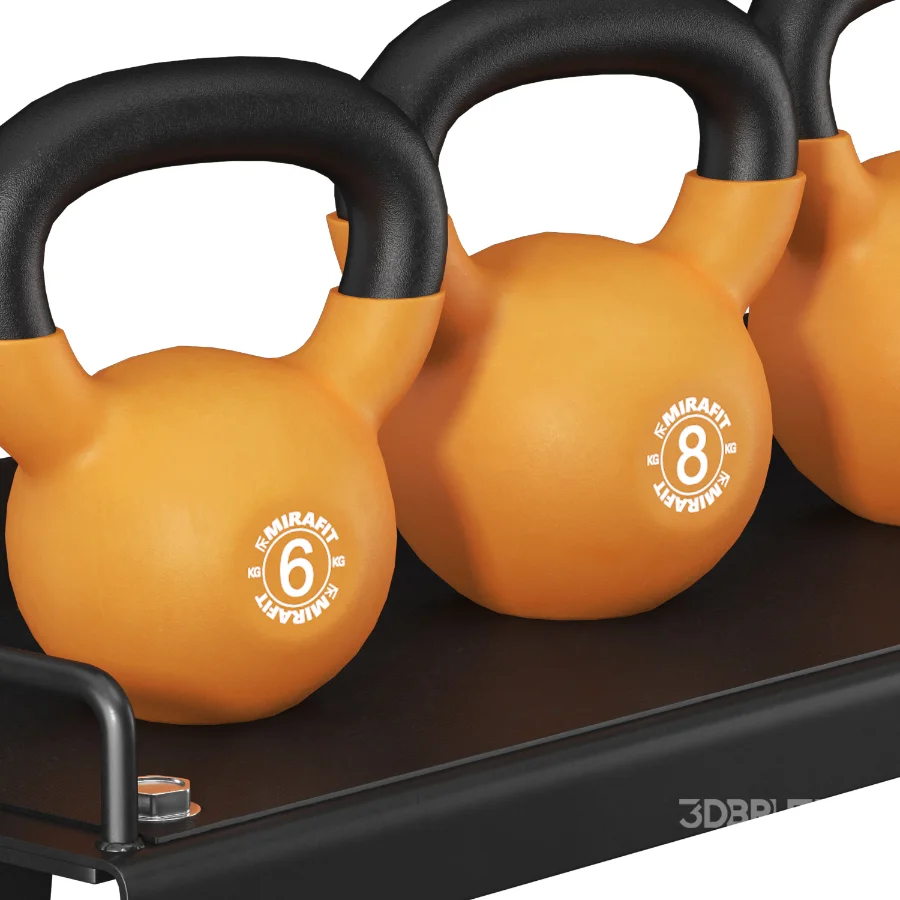 Mirafit_Kettlebell_Set_&_Weight_Rack Image 3