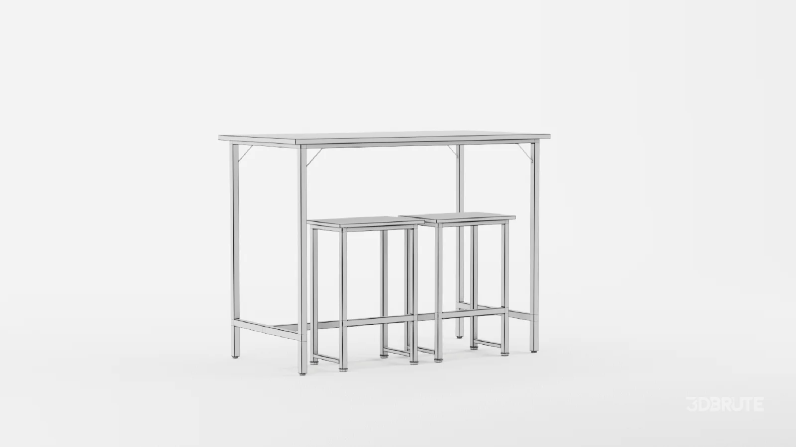 Baroda 2Person Counter Height Dining Set Image 10