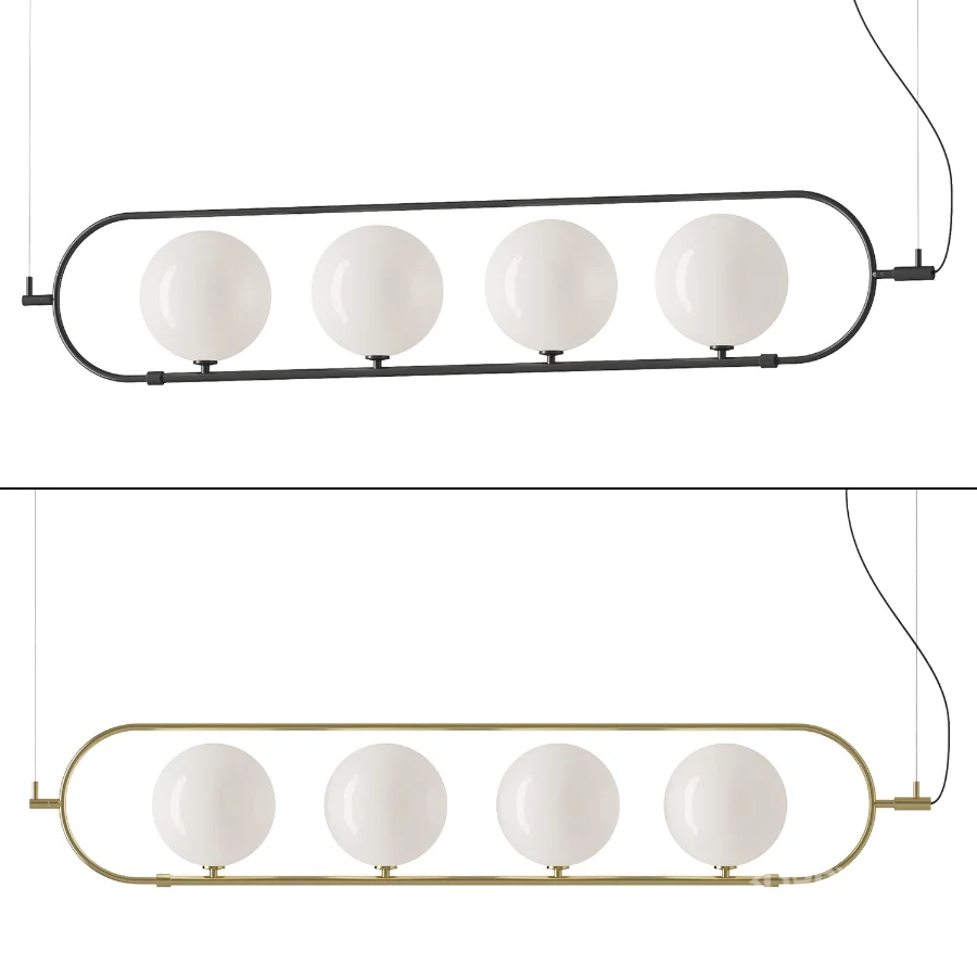 Abbacus pendant long lamp by Aromas Image 4