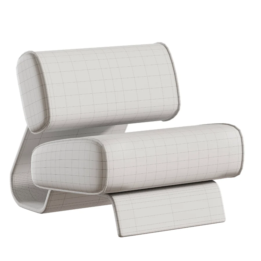 Fabric Lounge Chair Image 2