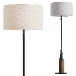 Charcoal Grey Metal Floor Lamp - Thumbnail 1