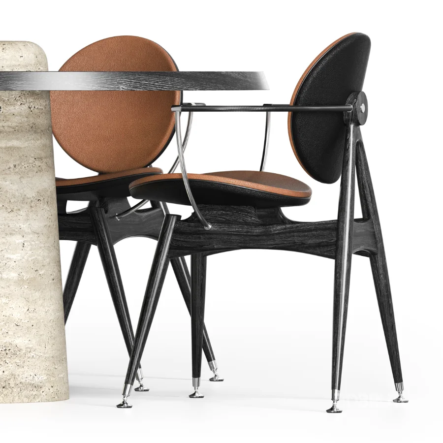 DINING TABLE WITH 4 CHAIRS Image 6