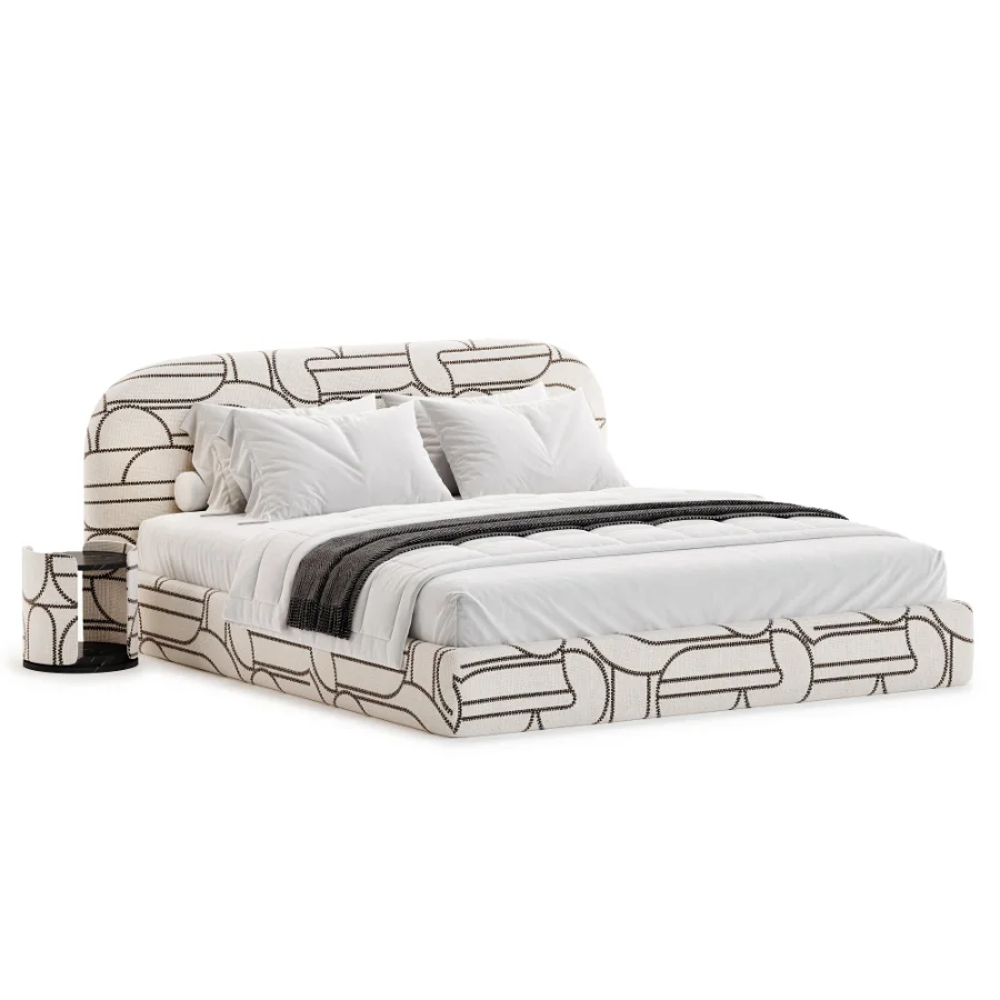 Modern Double Bed 07 Image 3