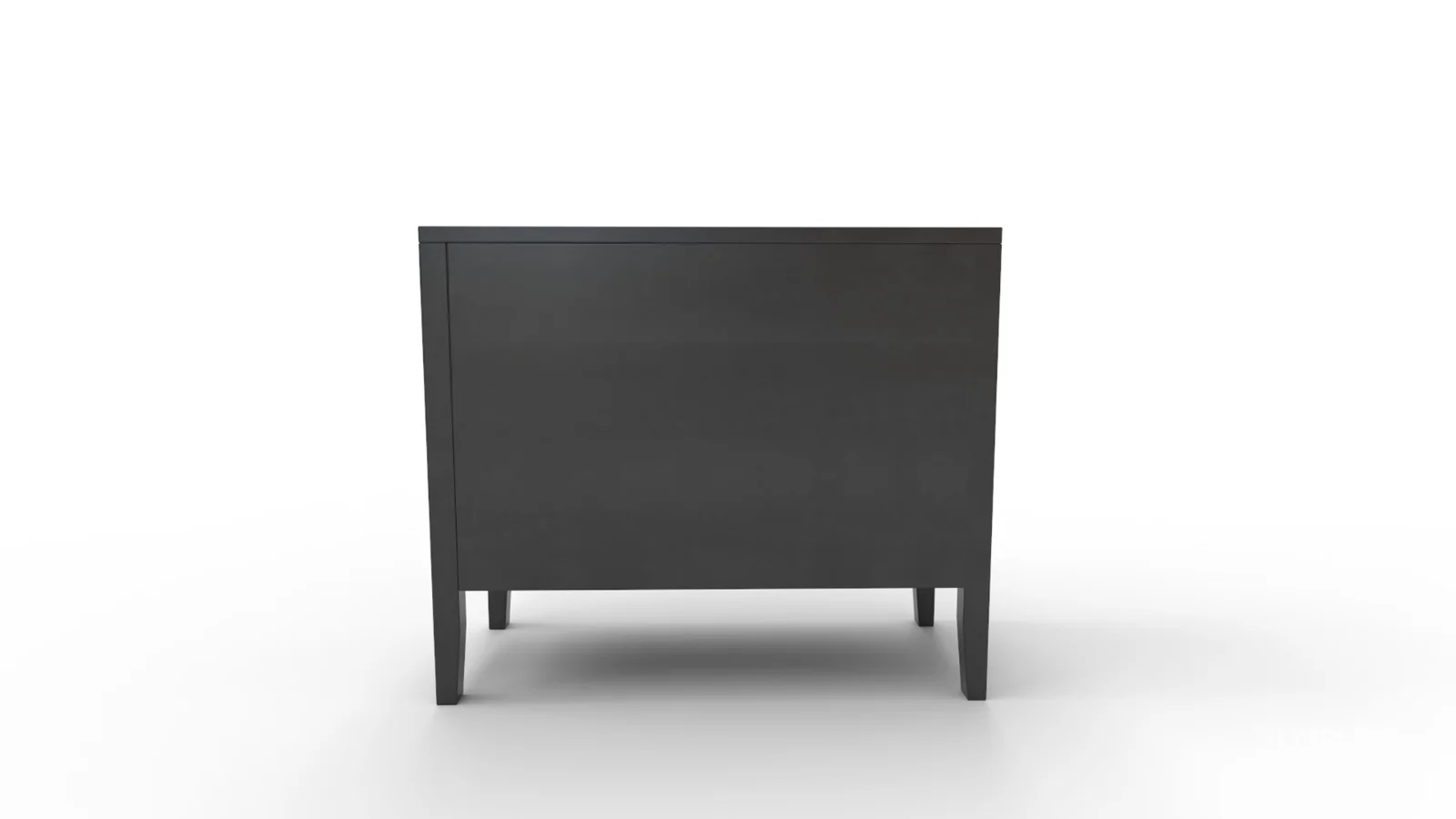 TallSolidWood Door Accent Cabinet Image 1