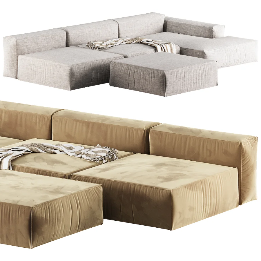 Tofu Sectional Corner Sofa Image 2