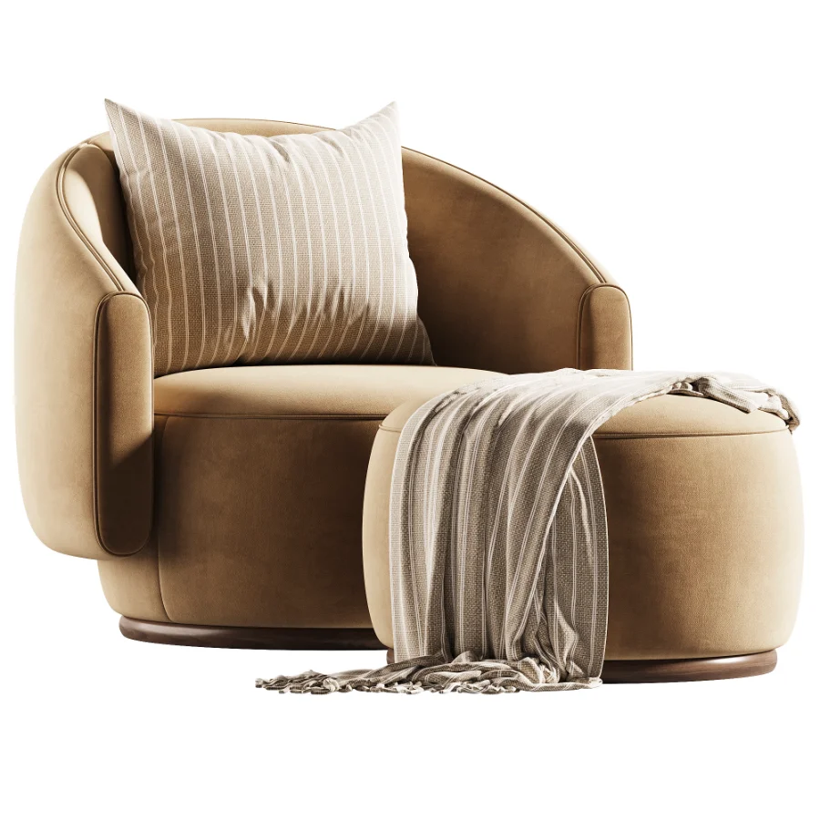Fiora Swivel Lounge Chair Image 2