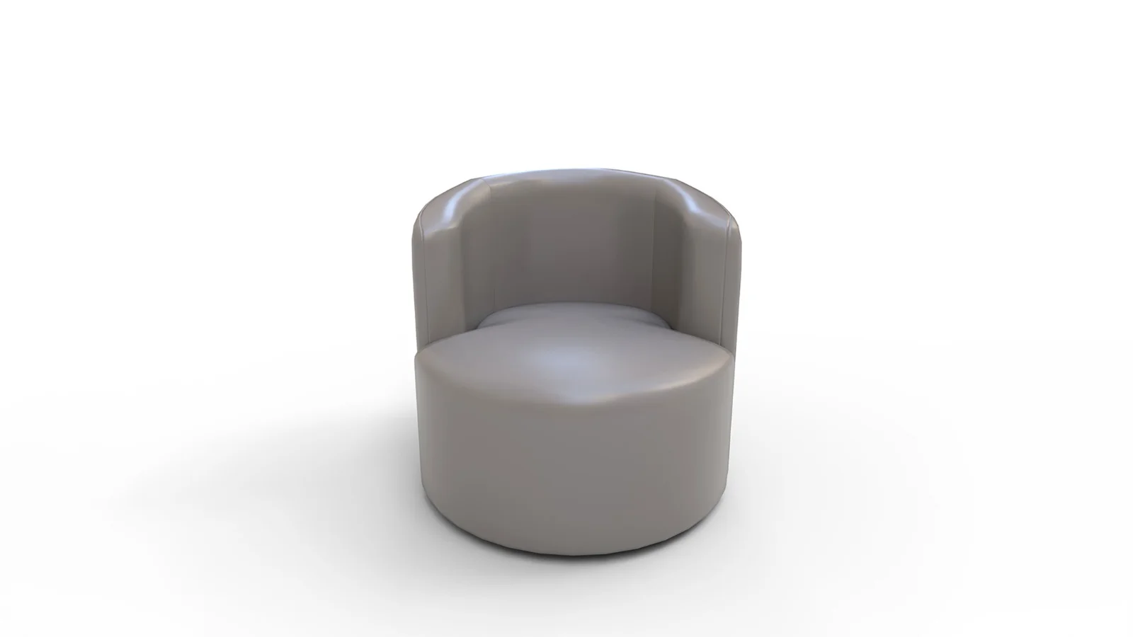 Tub Swivel Chair Talc Linen Image 2