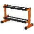 Mirafit_Rubber_Dumbbells_With_Rack - Thumbnail 5