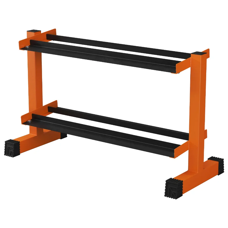 Mirafit_Rubber_Dumbbells_With_Rack Image 5