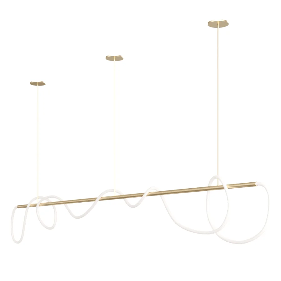 Festif Linear Pendant Lamp by Dbianco vol 6 Image 3