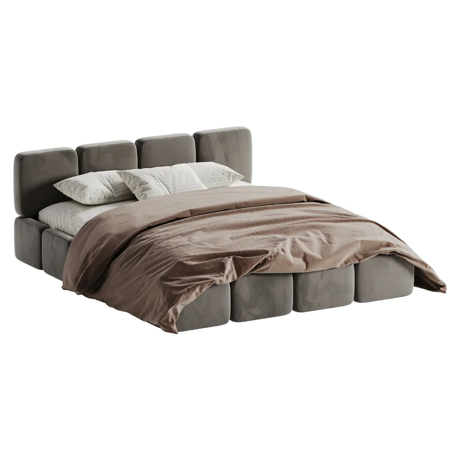 Letto Imbottito in Bucle Tayla Bed by Westwing Image 7