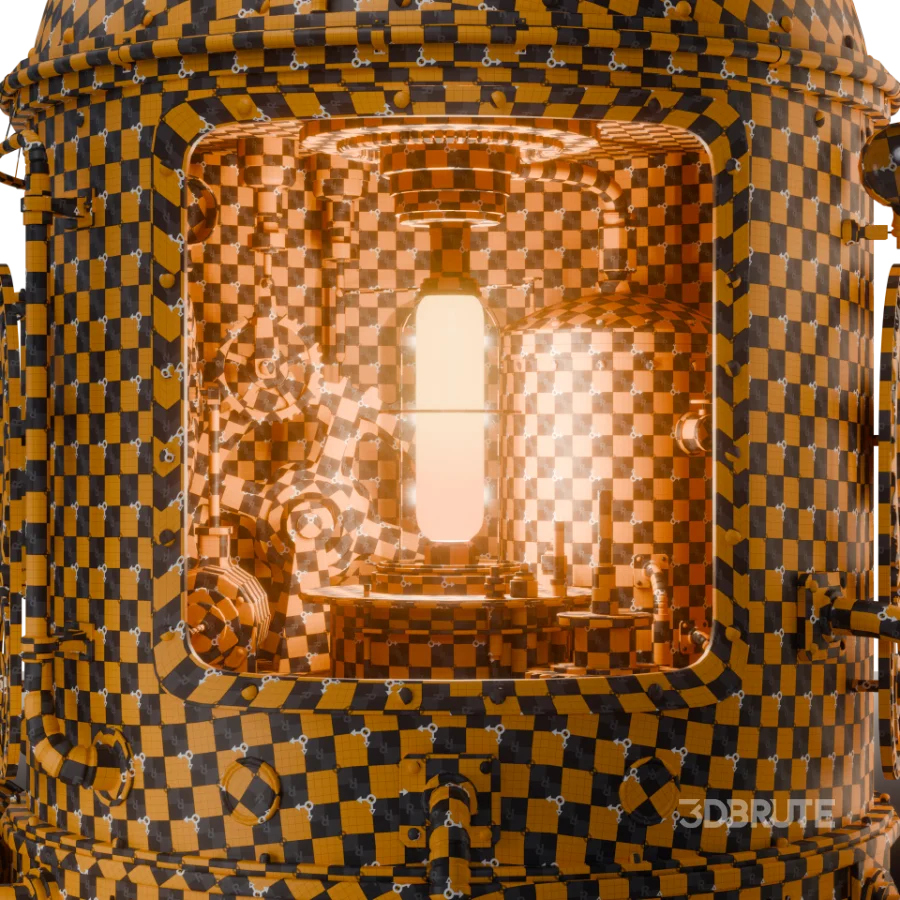 Steampunk Engine Game Ready Asset Image 12