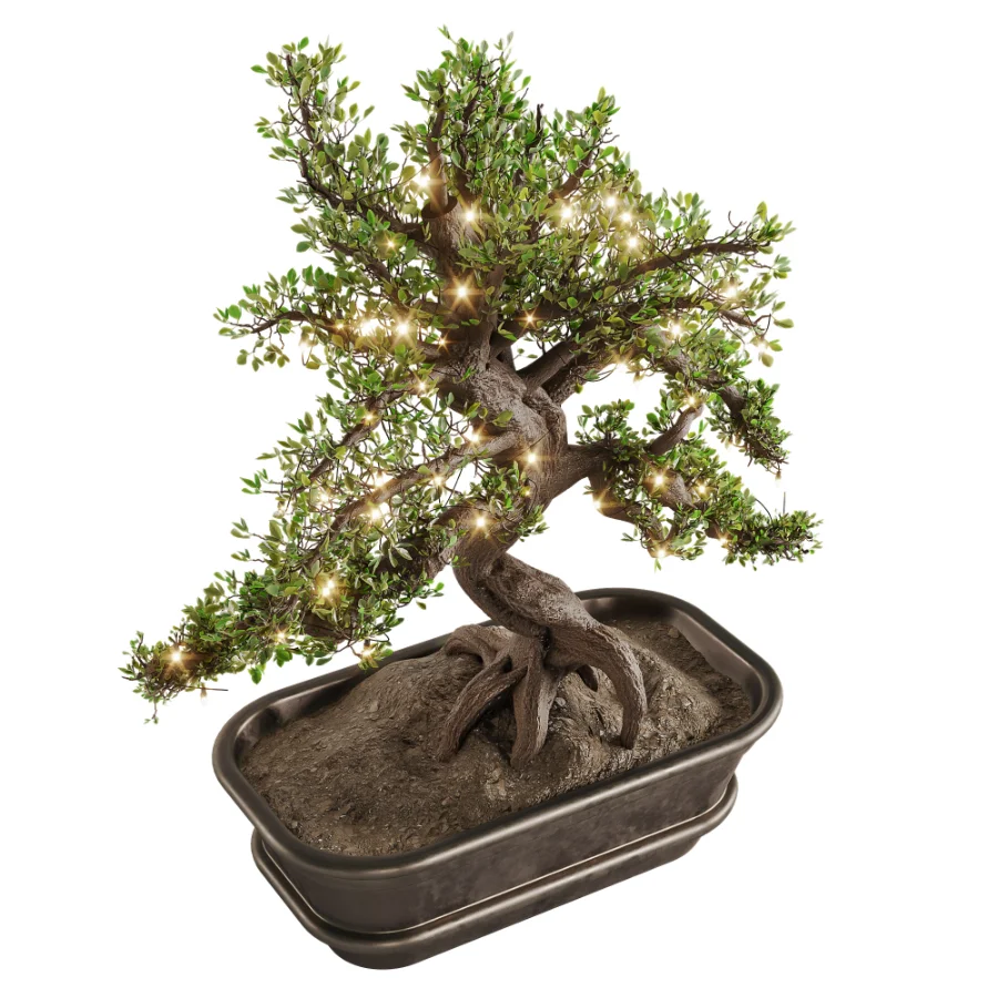 christmas_bonsai02 Units: Centimeters Dimension: 89.89 x 61.63 x 105.18 Polys: 967 650 XForm: No Box Trick: No Model Parts: 69 Image 1