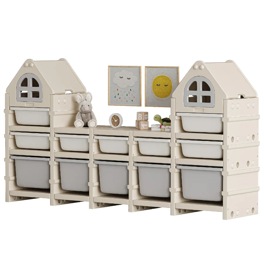 Toy Rack PTSTW12CL 12 drawers-Toy shelving Image 4