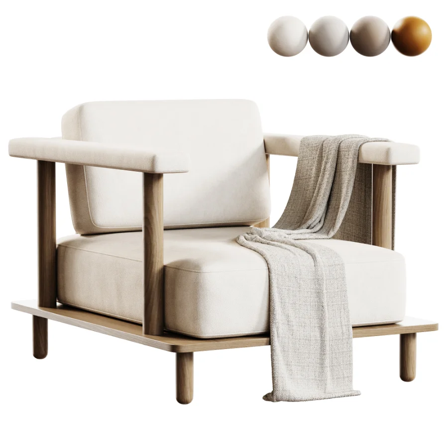 Pia Single Armchair Green Image 1