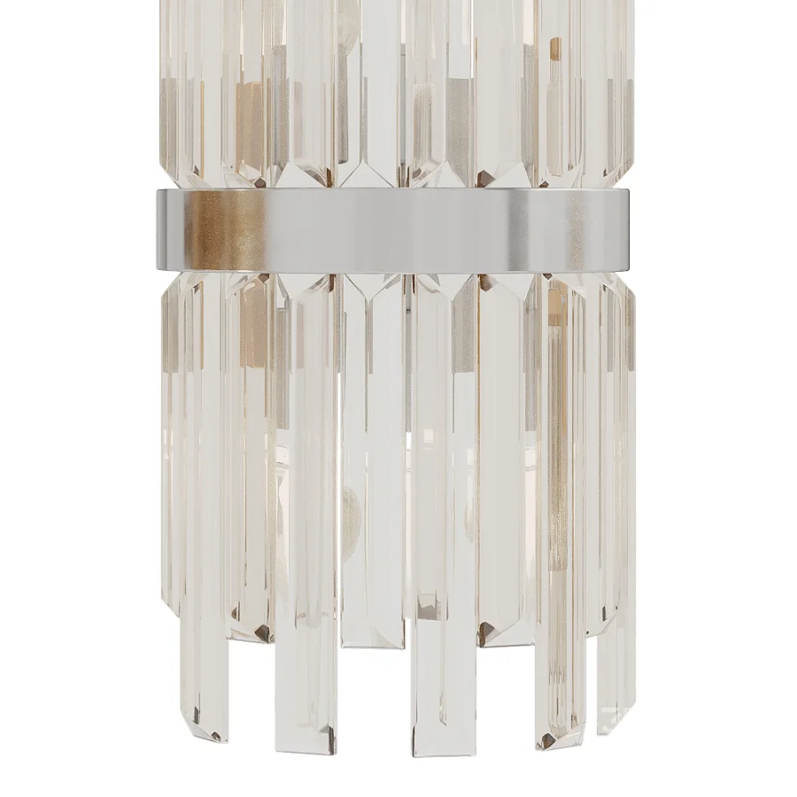 Gold Crystal Vanity Wall Light Image 4