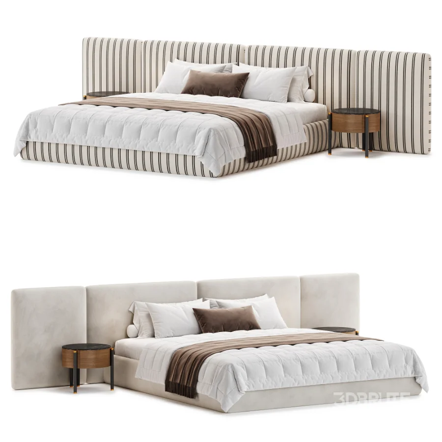 Modern Double Bed 08 Image 3