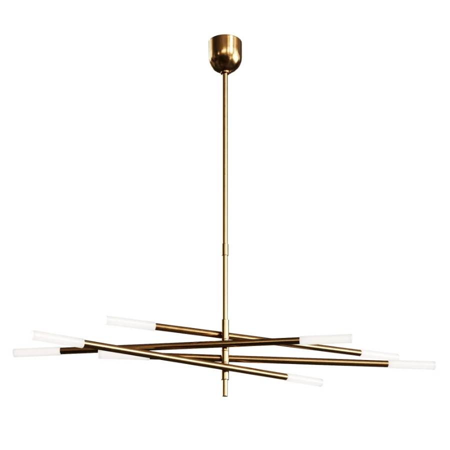 Rousseau Grande Eight Light Articulating Chandelier by Visual Comfort Image 3