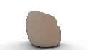 Tub Swivel Chair Sand Velvet - Thumbnail 2