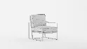 Gaines Top Grain Leather Armchair - Thumbnail 9