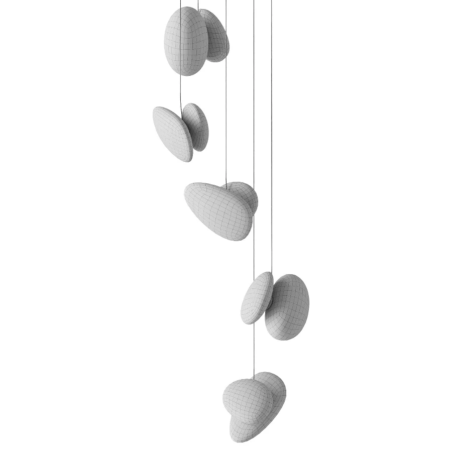 Pebble Linear 03 Chandelier Image 6