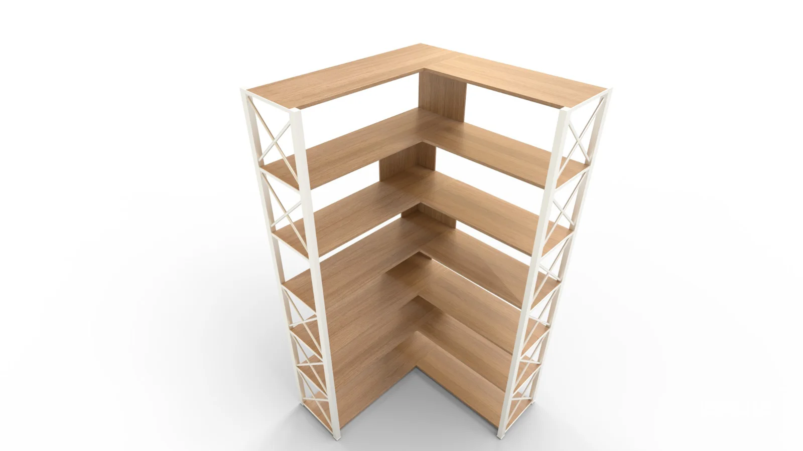 StoriesL Shaped Corner Storage Cabinet Image 10