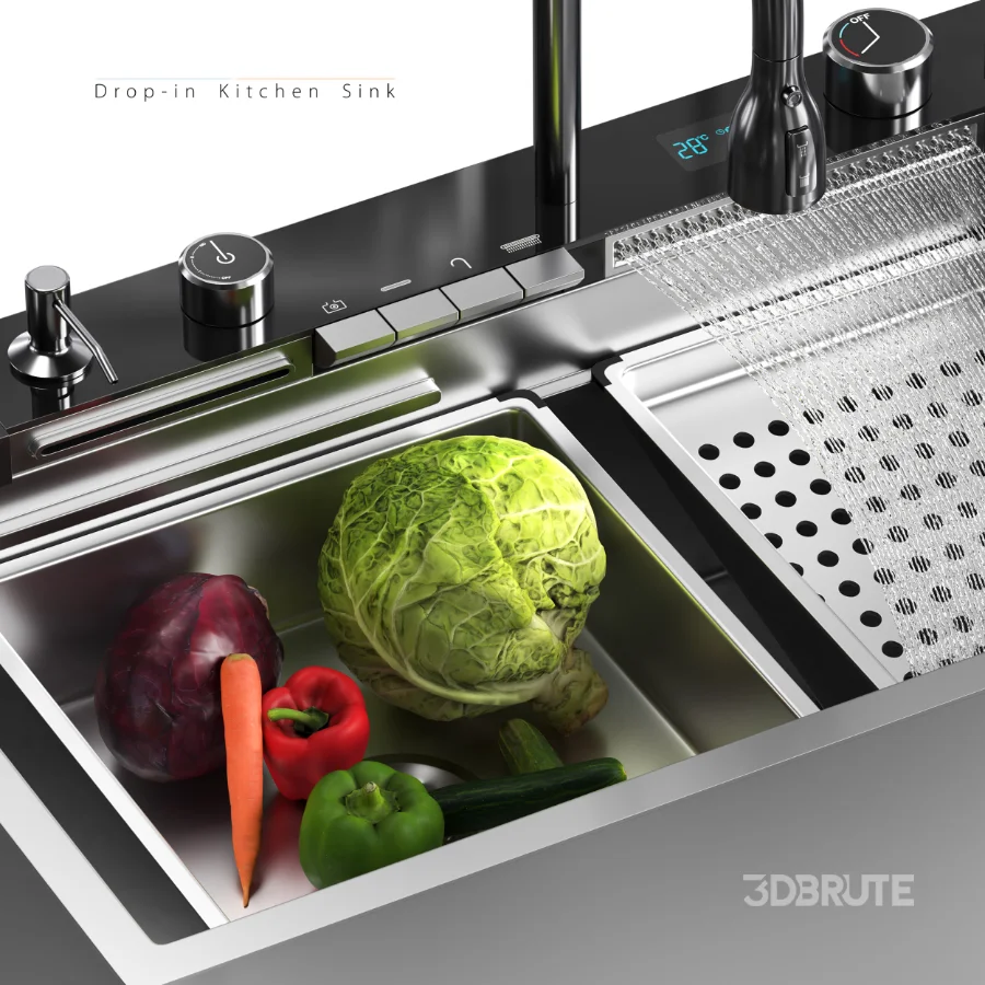 Drop-in Kitchen Sink Image 3