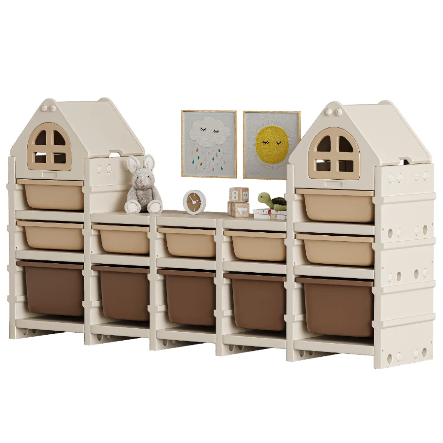 Toy Rack PTSTW12CL 12 drawers-Toy shelving Image 7