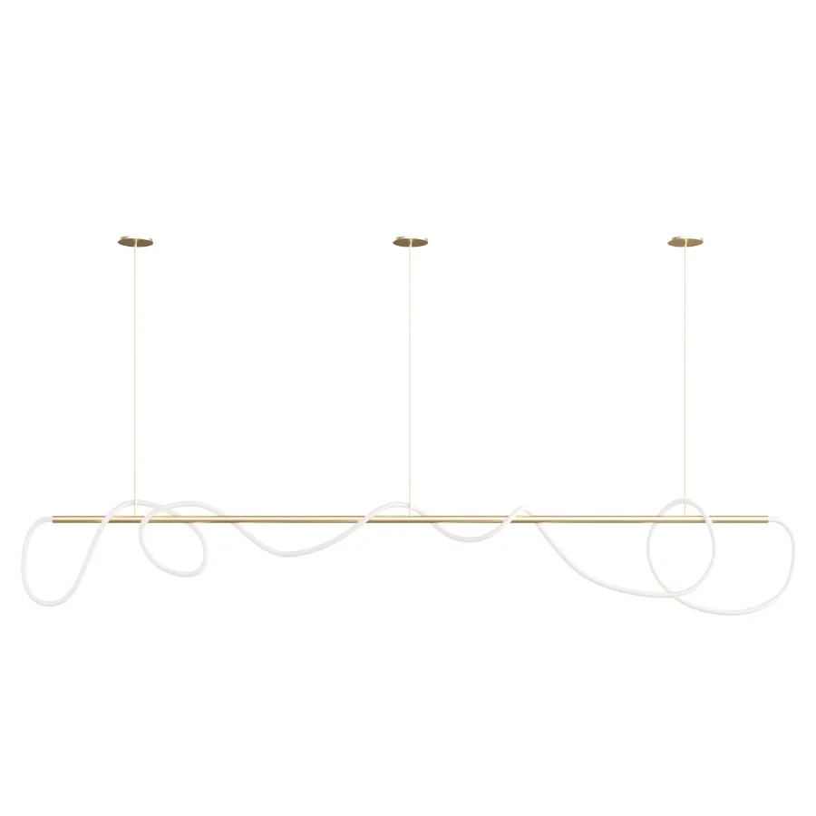 Festif Linear Pendant Lamp by Dbianco vol 6 Image 7