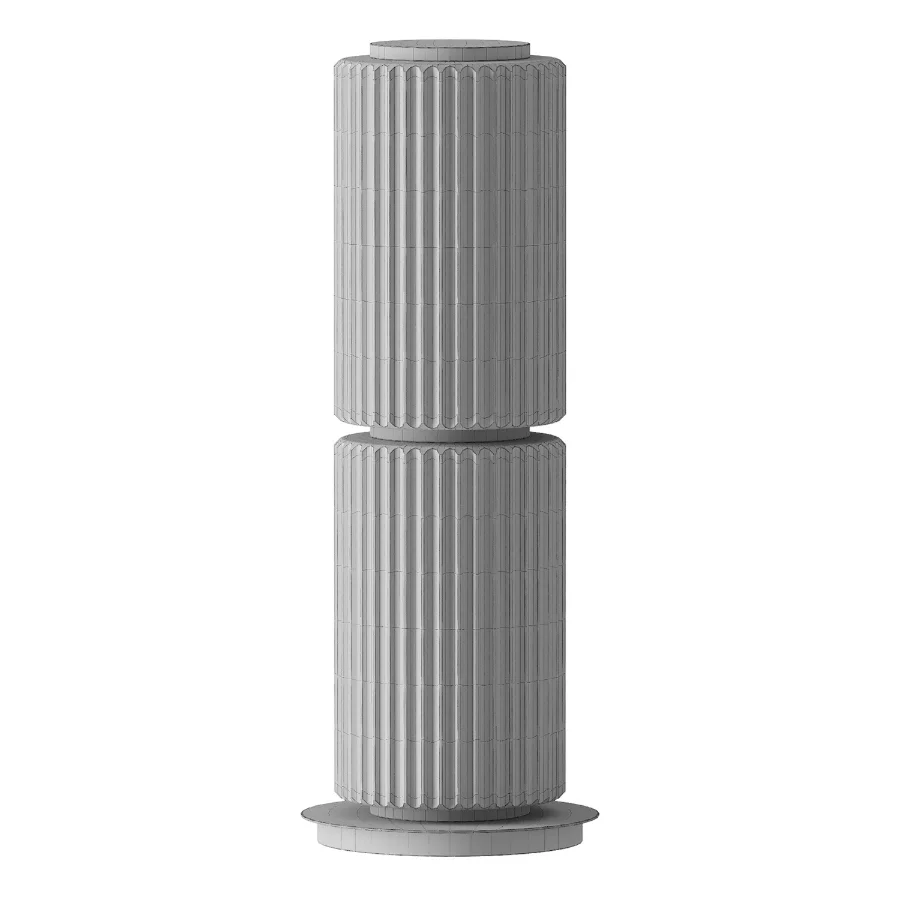 Column Ivory Table Lamp Image 1