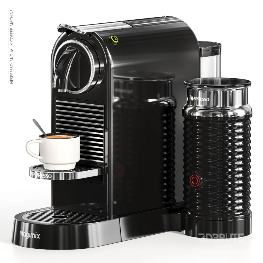 Nespresso and Milk Coffee Machine Image 2